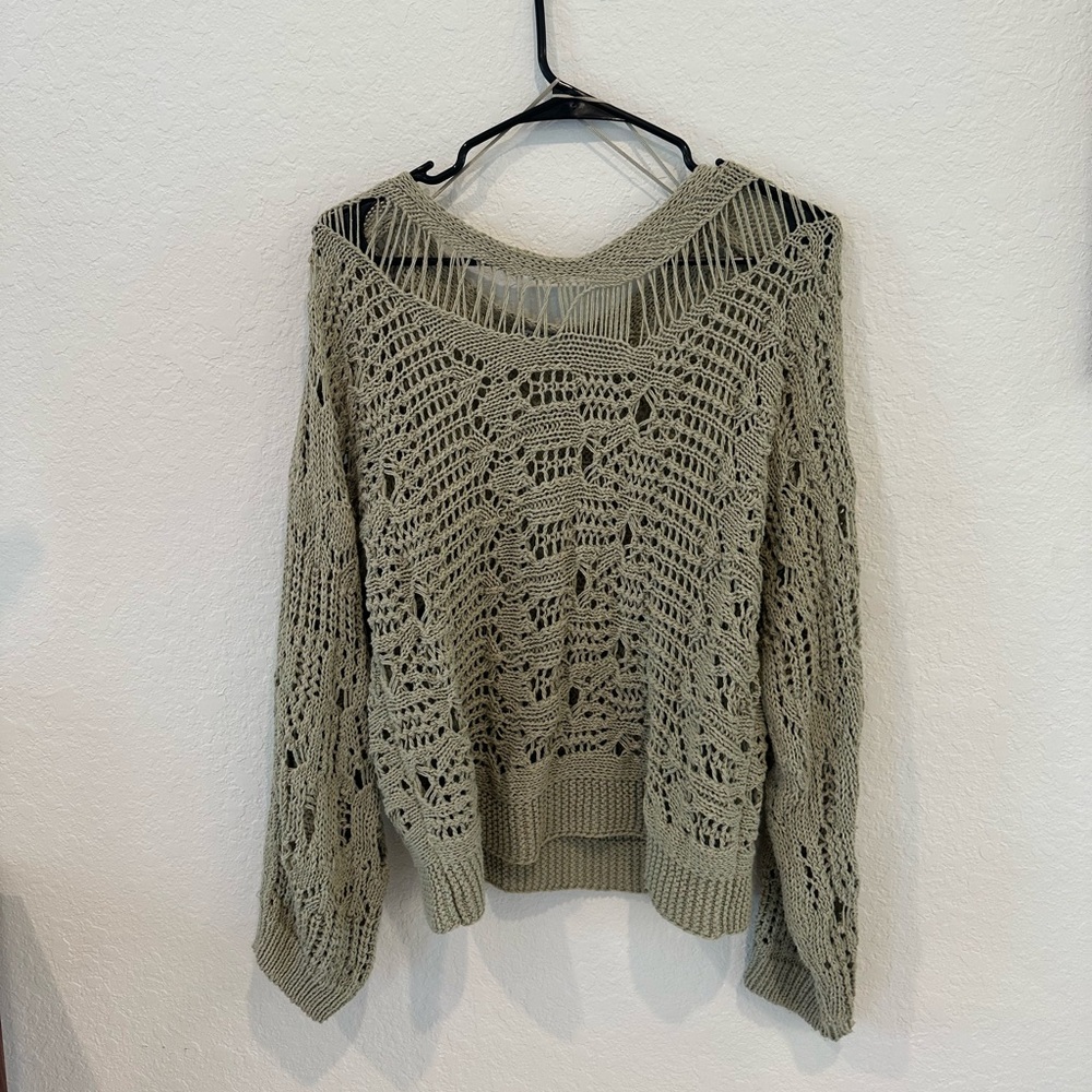 zara crotchet long sleeve